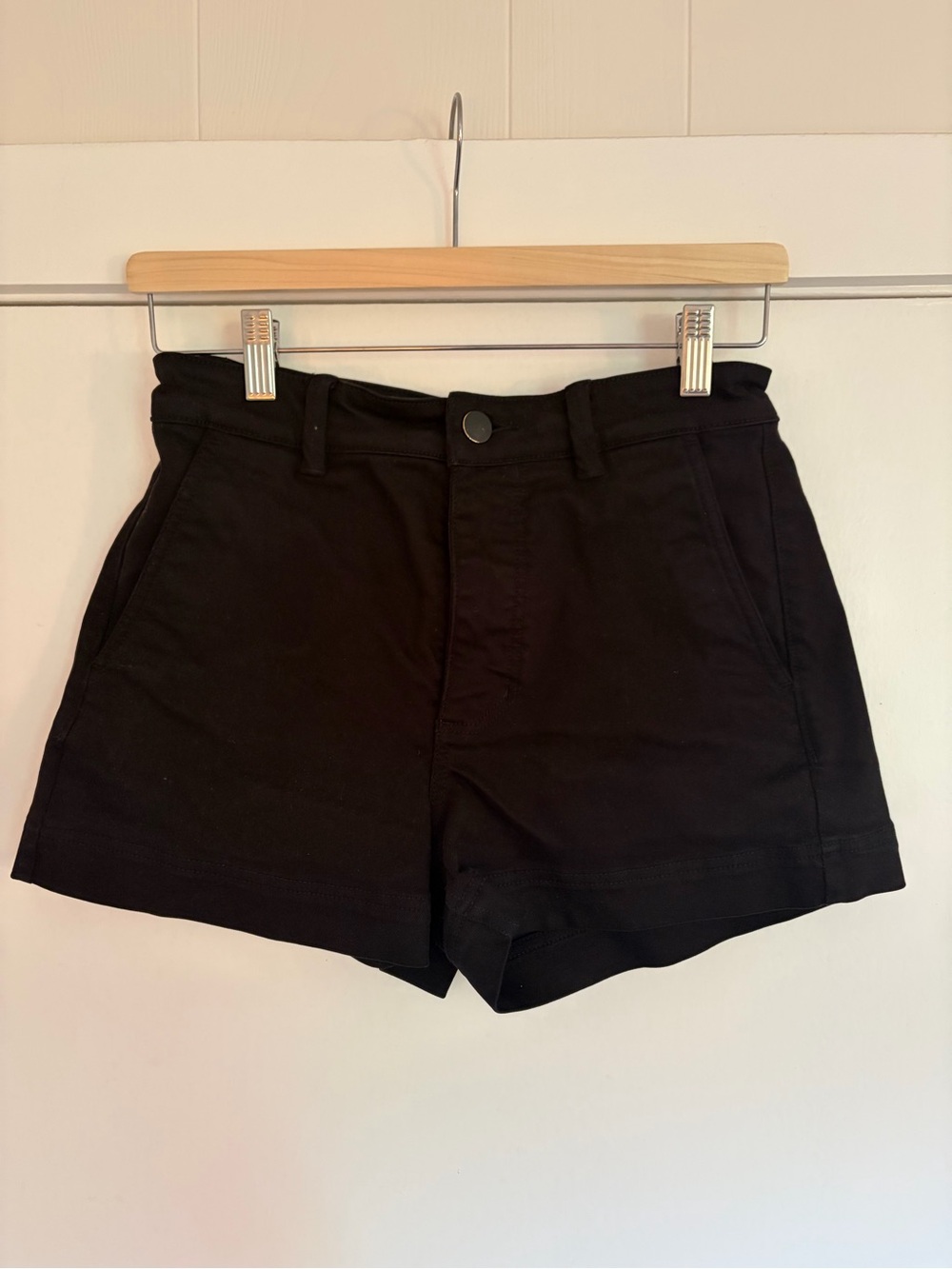 Everlane Black High-Waist Shorts